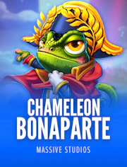 Slot temático con criatura camaleónica y energía visual llamativa