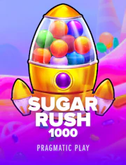 Slot vibrante con dulces brillantes y multiplicadores destacados en un diseño colorido